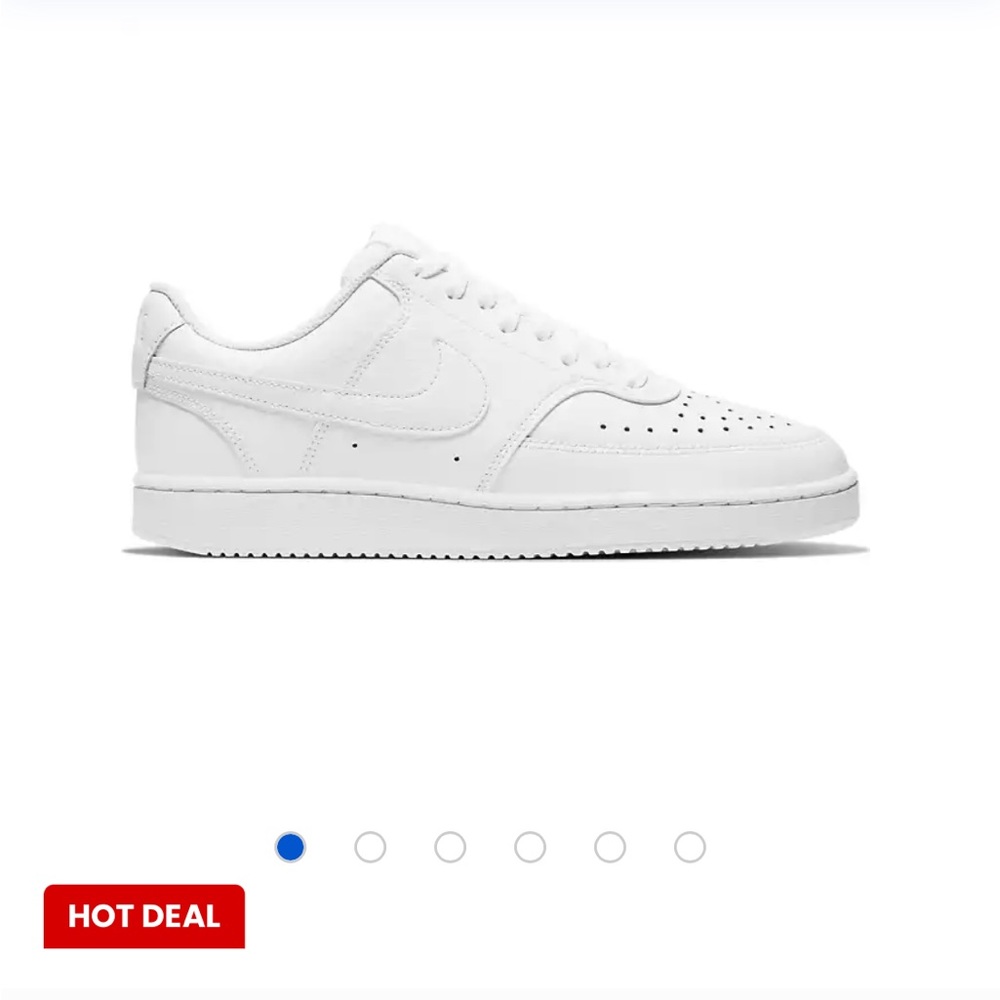 Nike court vision  white women’s 8.5